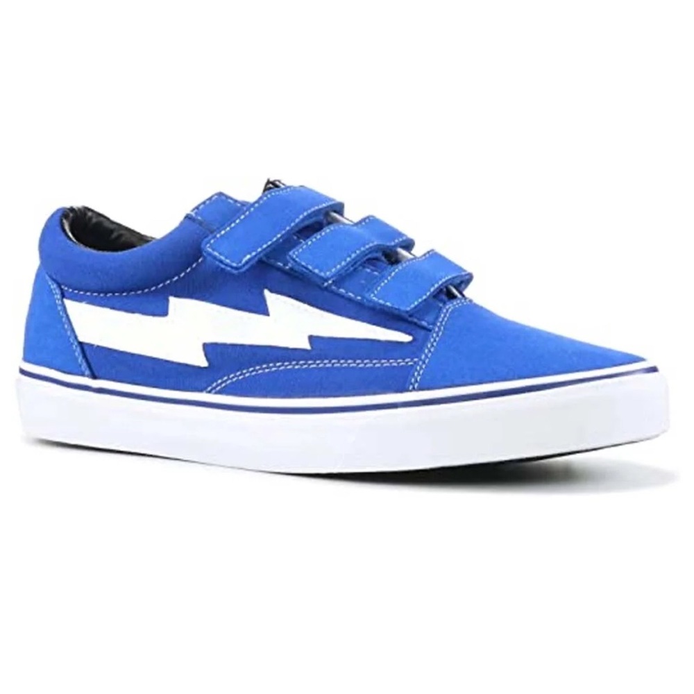 Revenge X Storm Blue Velcro Canvas Shoe Sneakers Old School